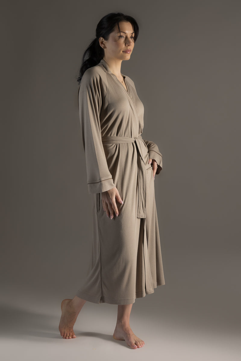 Dawn Morning Gown Desert Taupe