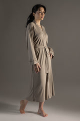 Dawn Morning Gown Desert Taupe