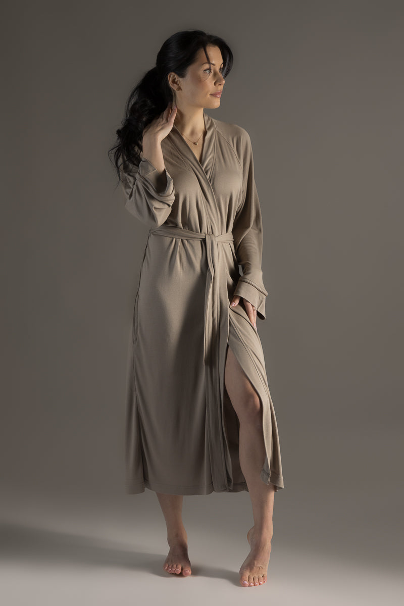 Dawn Morning Gown Desert Taupe