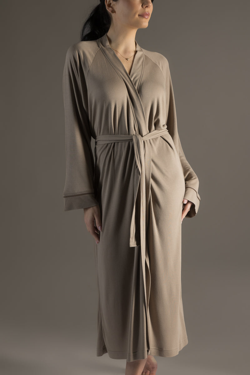Dawn Morning Gown Desert Taupe