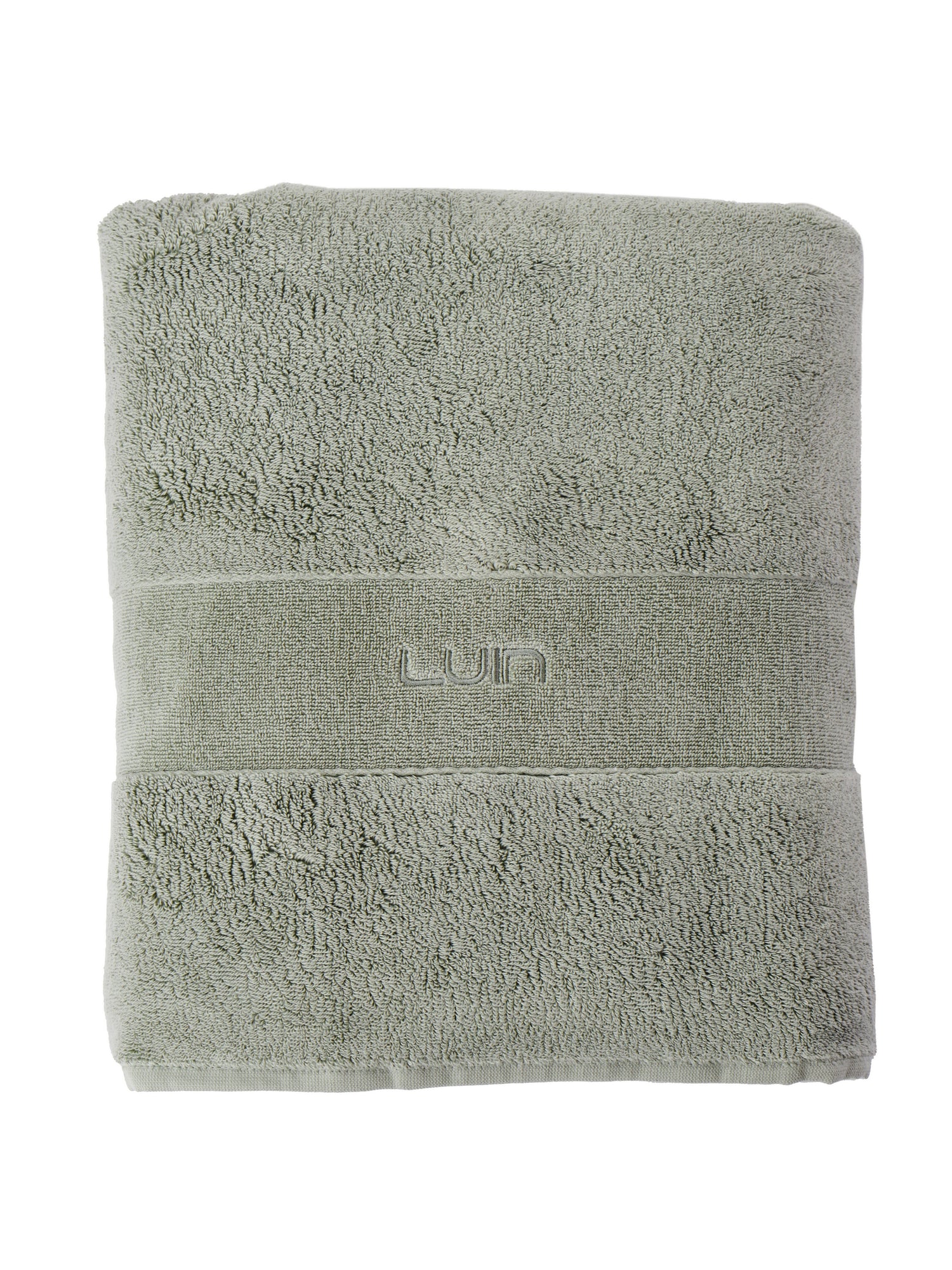 Organic Elegance Bath Sheet 100x150cm Ash Green