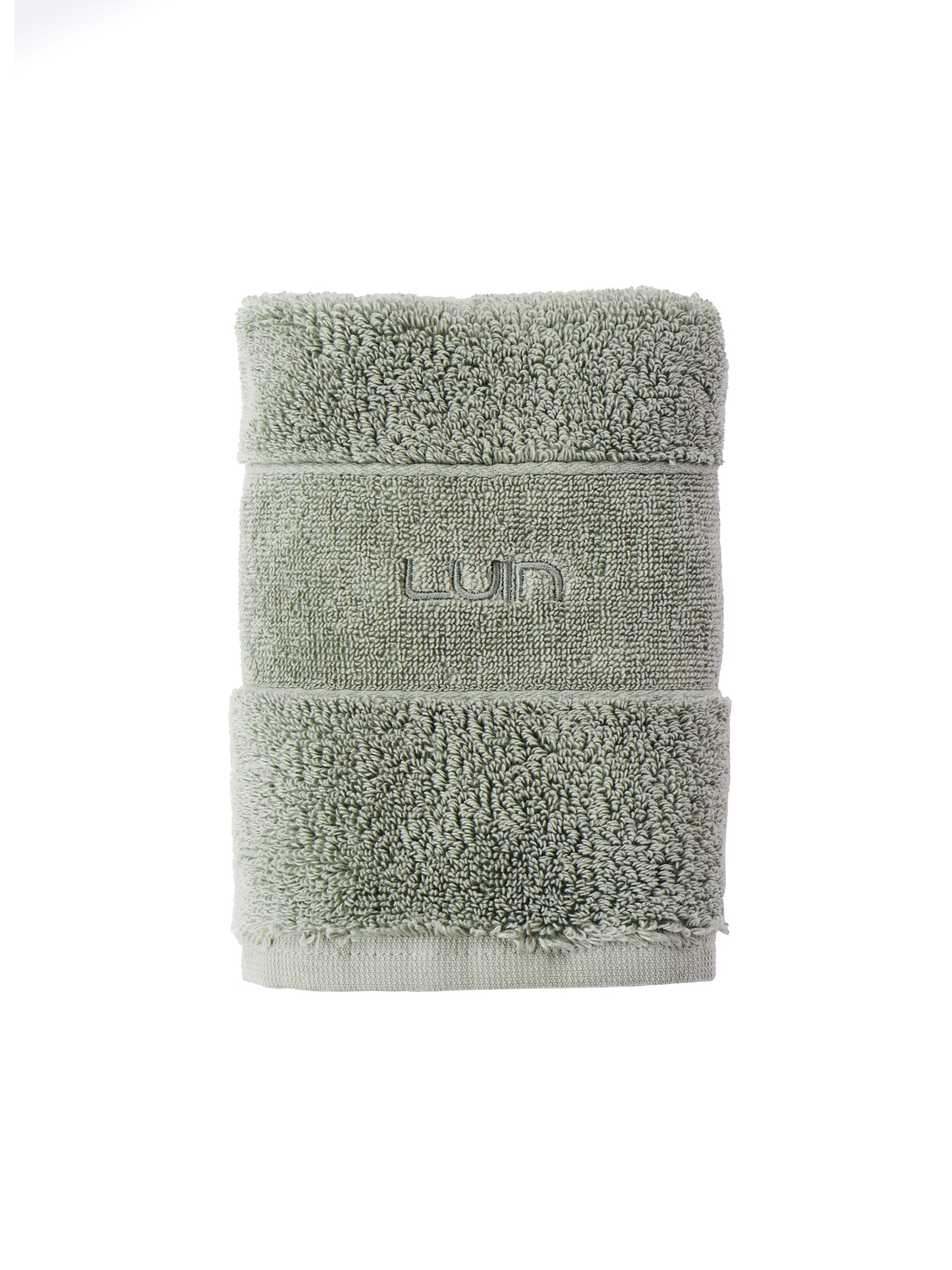 Organic Elegance Facial Towel 30x50cm Ash Green