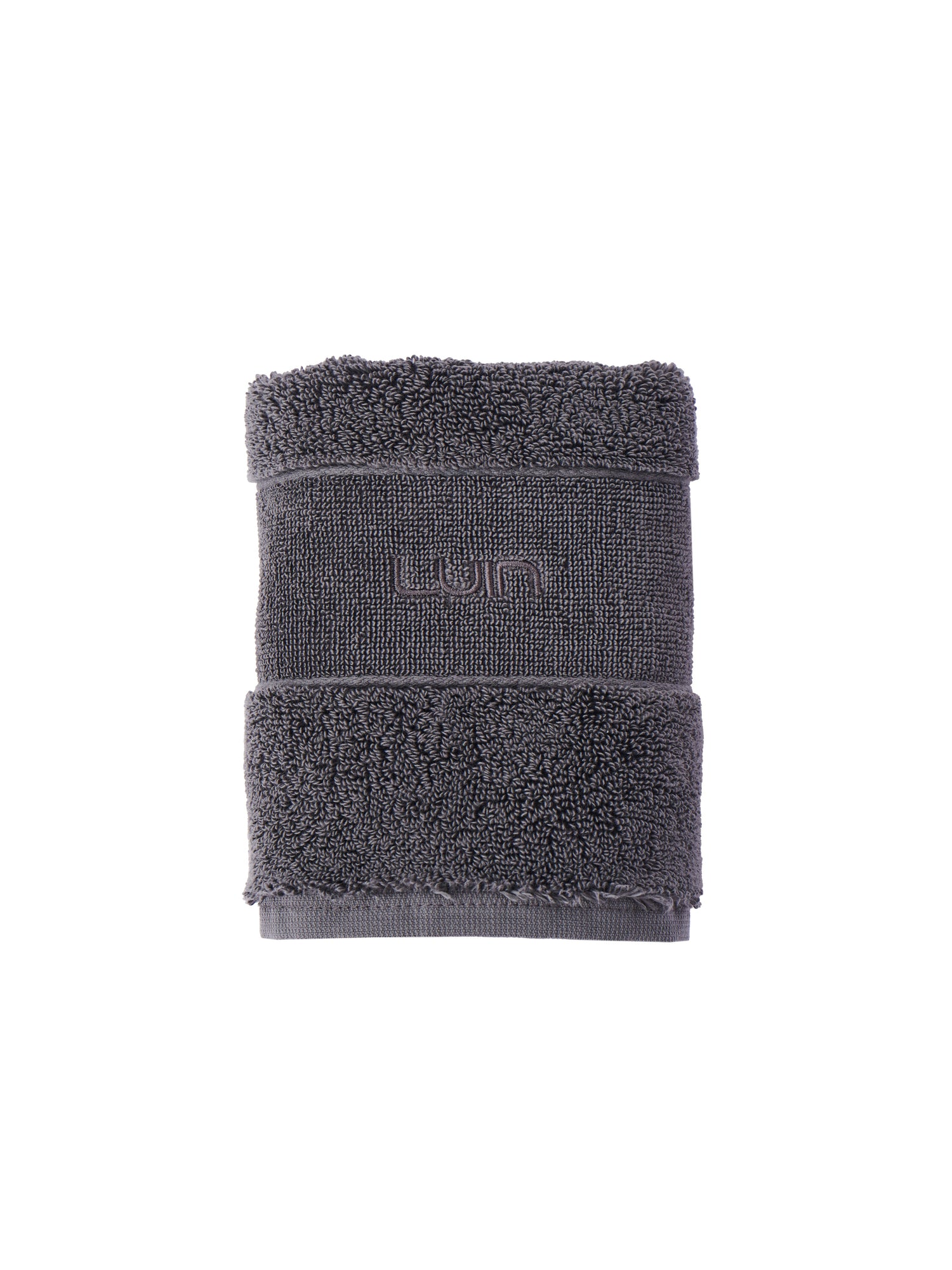 Organic Elegance Facial Towel 30x50cm Coal