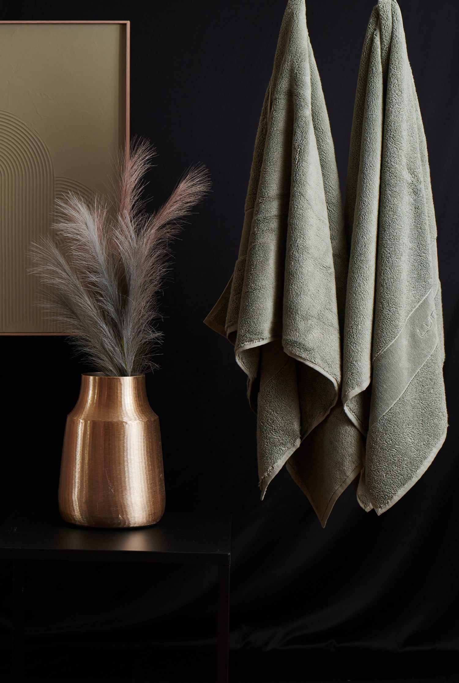 Organic Elegance Bath Sheet 100x150cm Ash Green