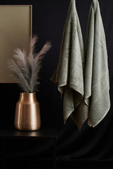 Organic Elegance Bath Sheet 100x150cm Ash Green