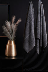 Organic Elegance Bath Sheet 100x150cm Coal