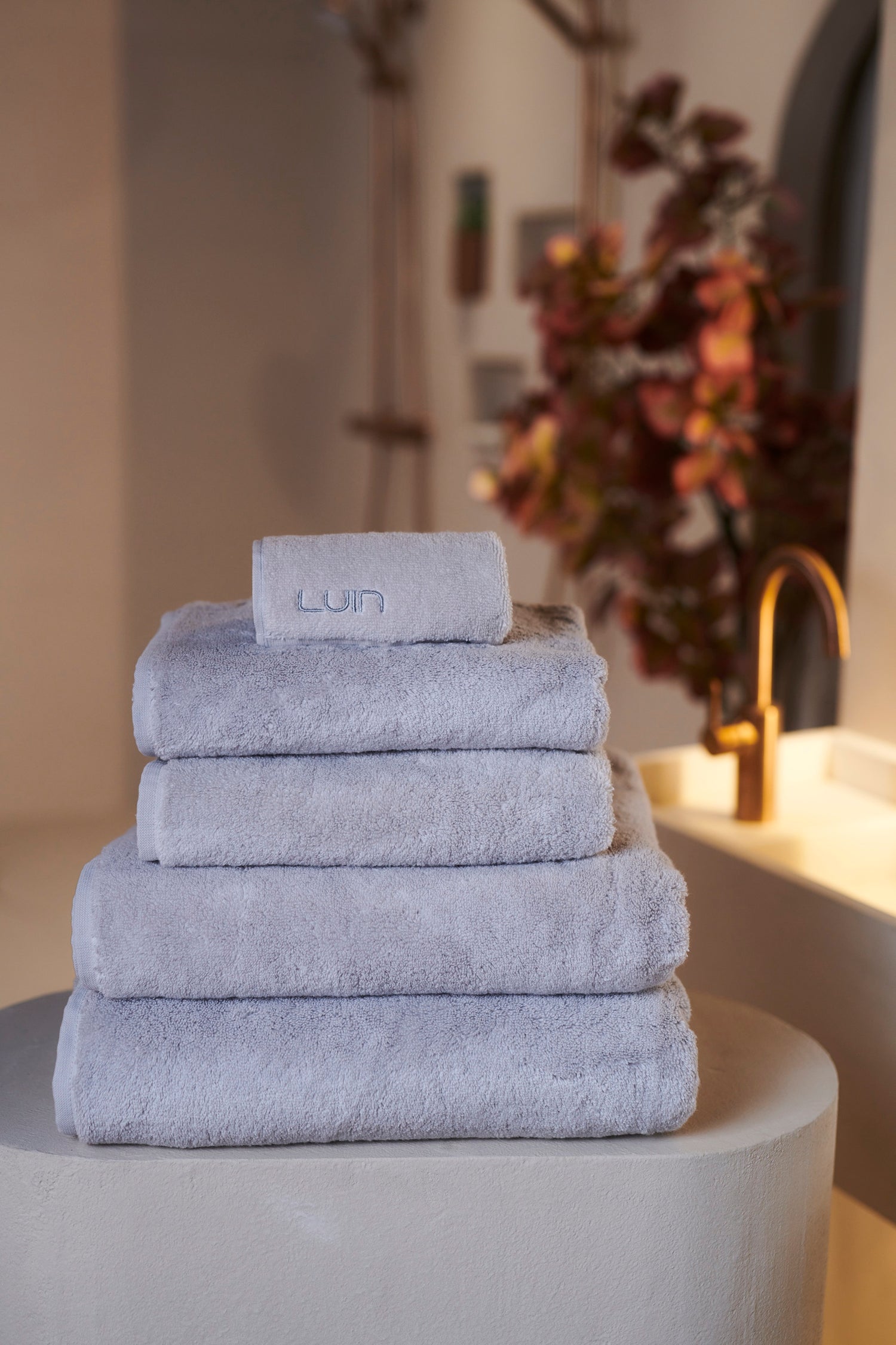 Hand Towel 50x100 cm Pearl Grey