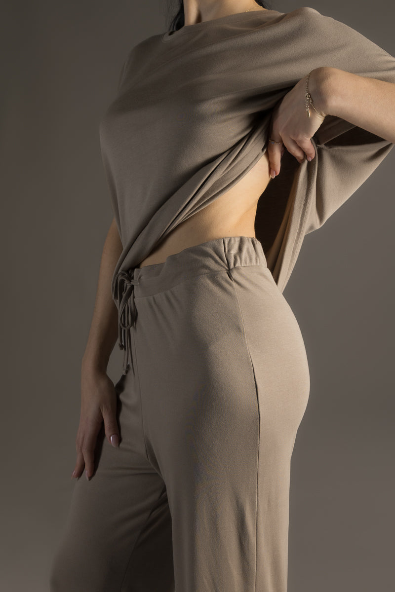 Dawn Pyjama Pants Desert Taupe