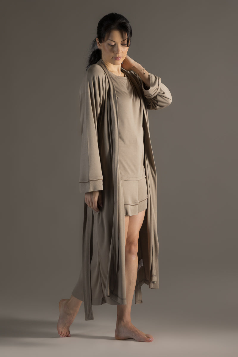 Dawn Pyjama Shorts Desert Taupe