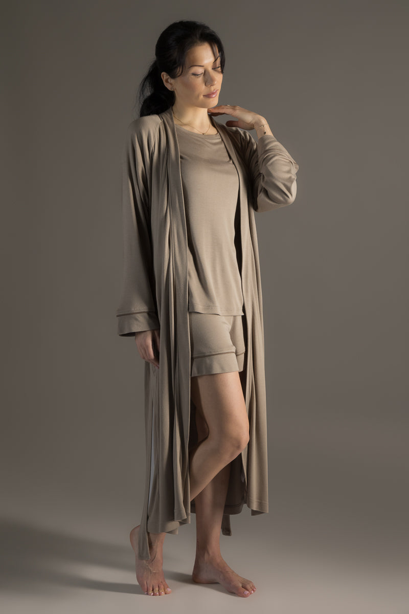 Dawn Pyjama T-Shirt Desert Taupe