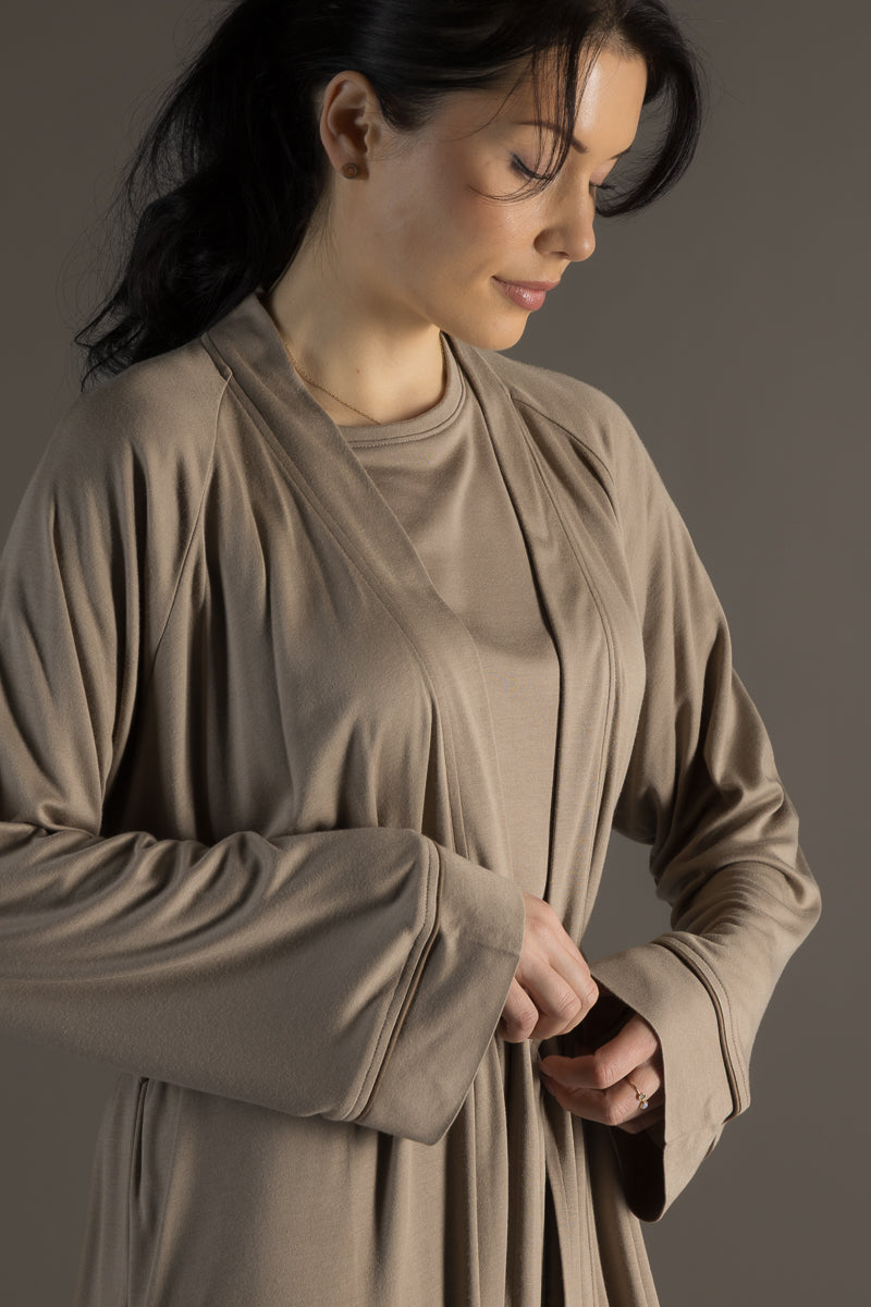 Dawn Morning Gown Desert Taupe