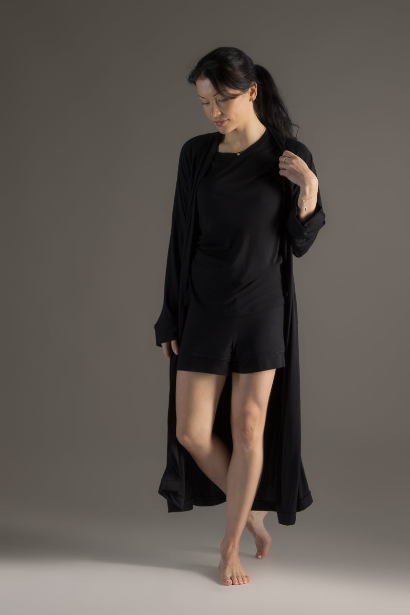 Dawn Pyjamashortsit Black