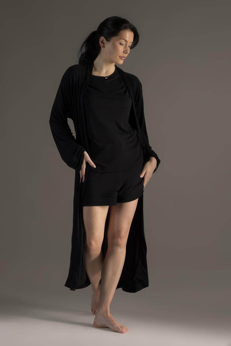 Dawn Pyjama T-Paita Black