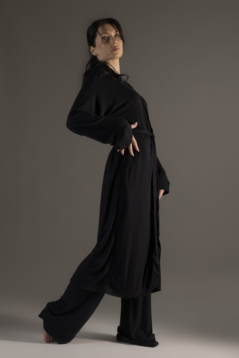 Dawn Morning Gown Black
