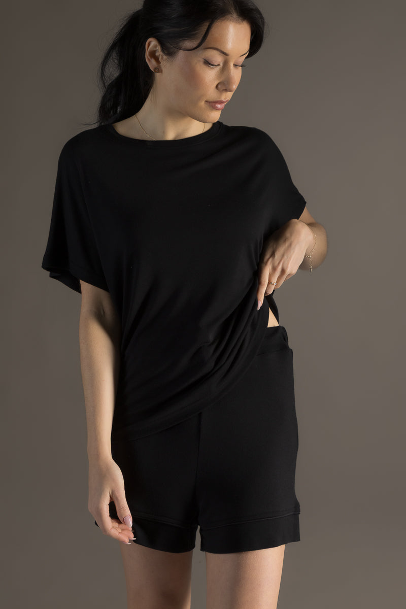 Dawn Pyjamashortsit Black