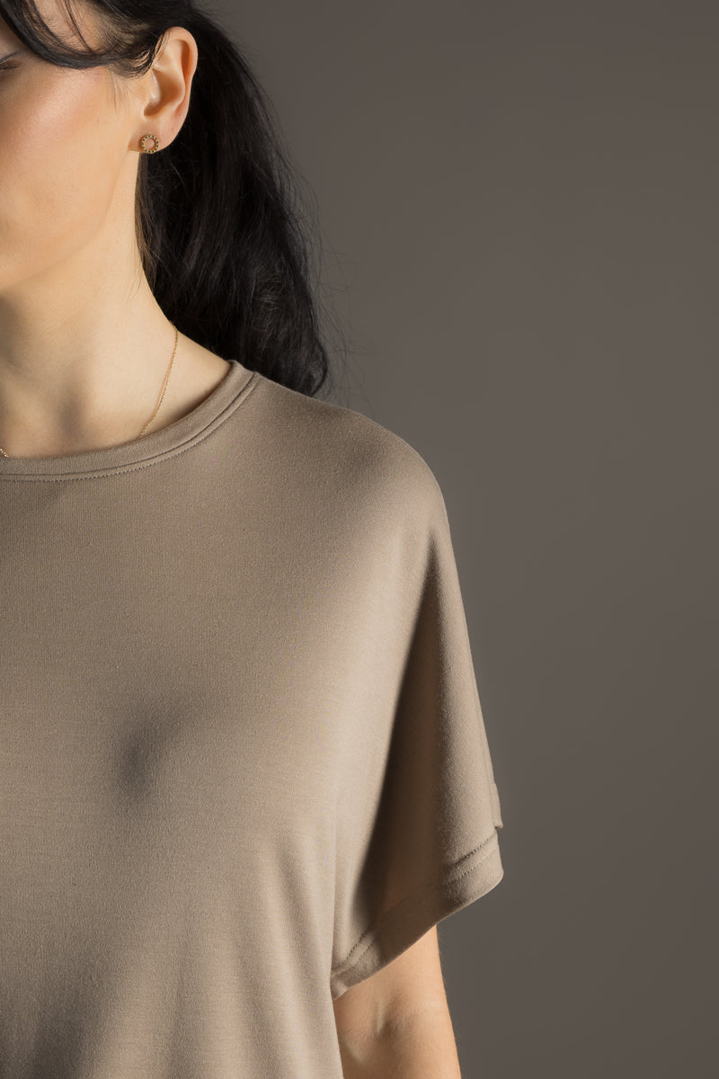 Dawn Pyjama T-Shirt Desert Taupe