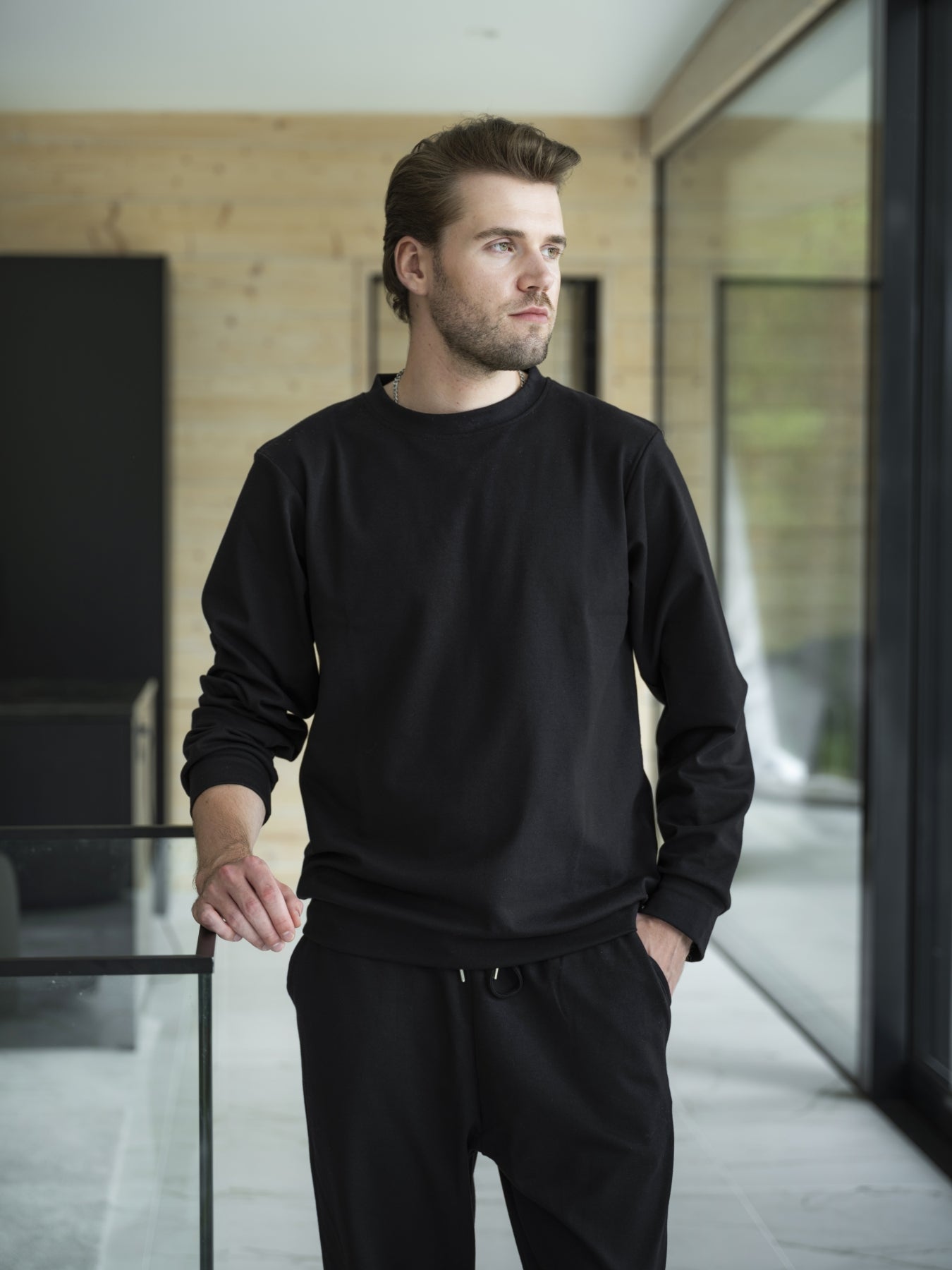 Lounge by Luin Casual Sweatshirt Black