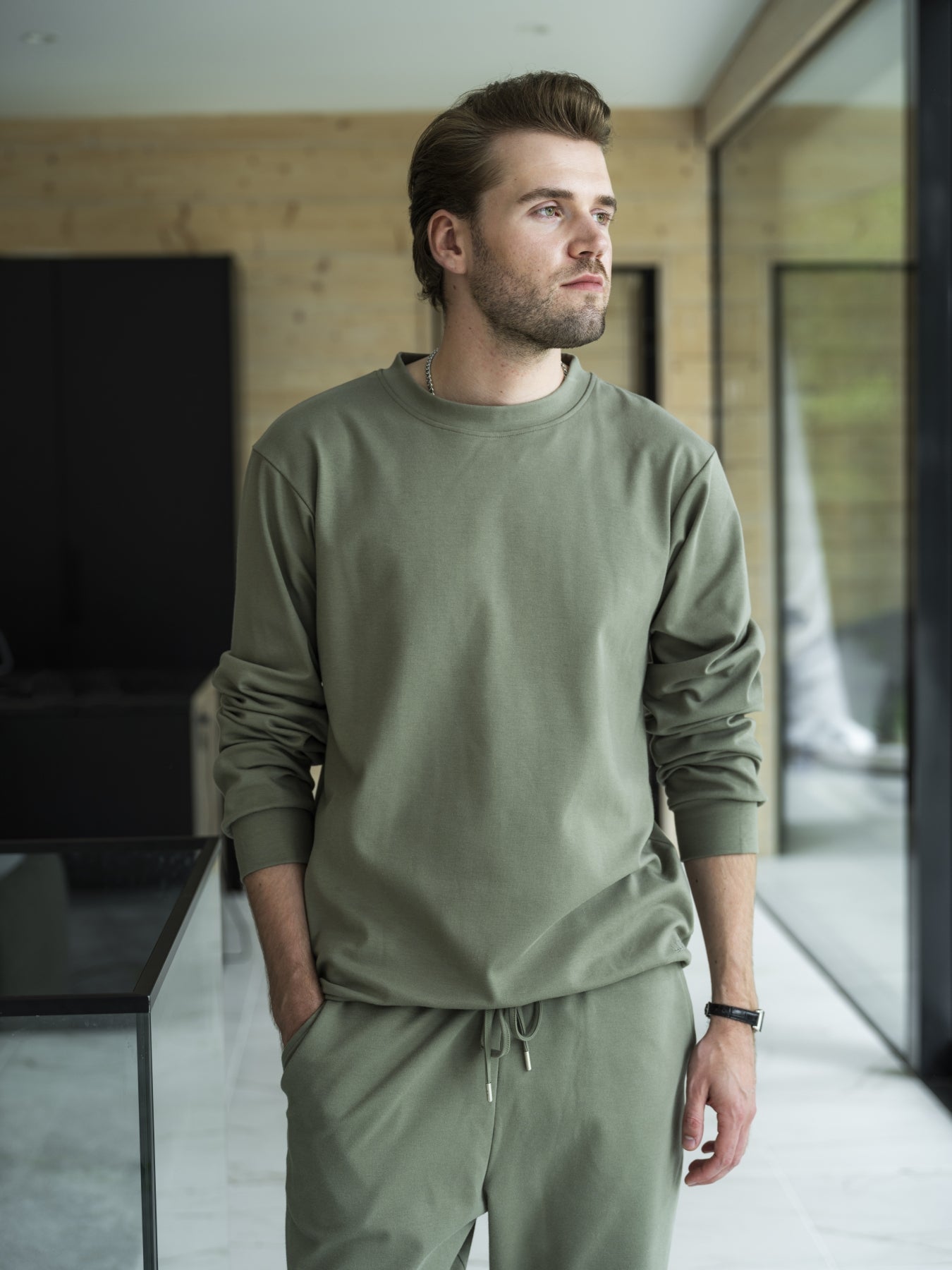 Lounge by Luin Casual Sweatshirt Misty Green