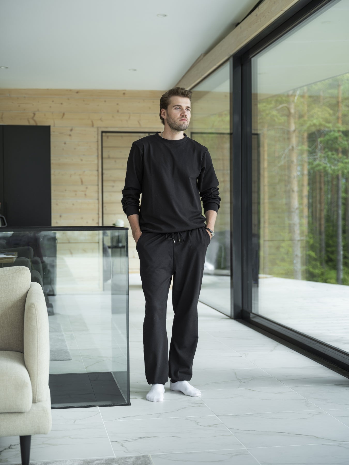 Lounge by Luin Casual Pants Black