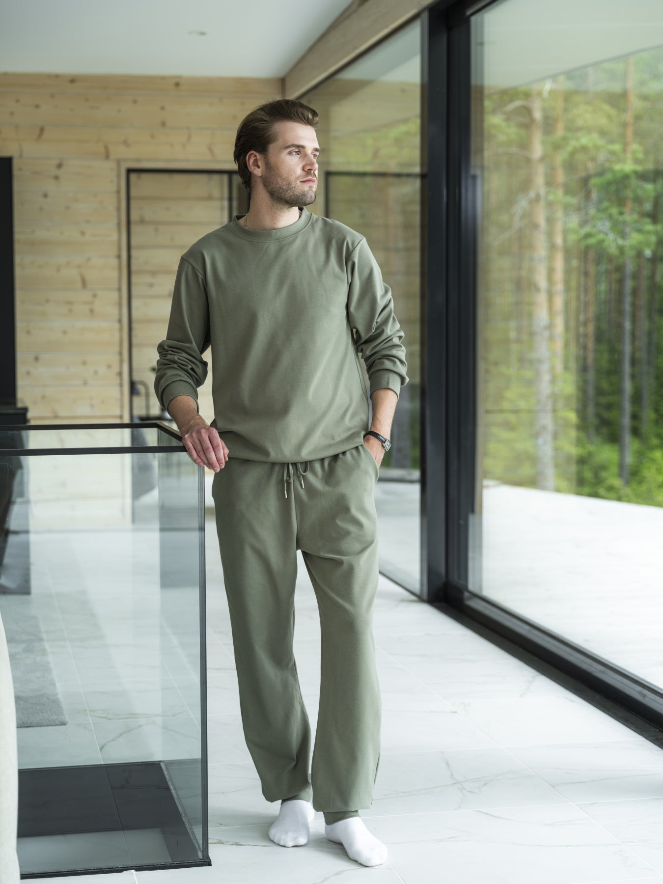 Lounge by Luin Casual Sweatshirt Misty Green