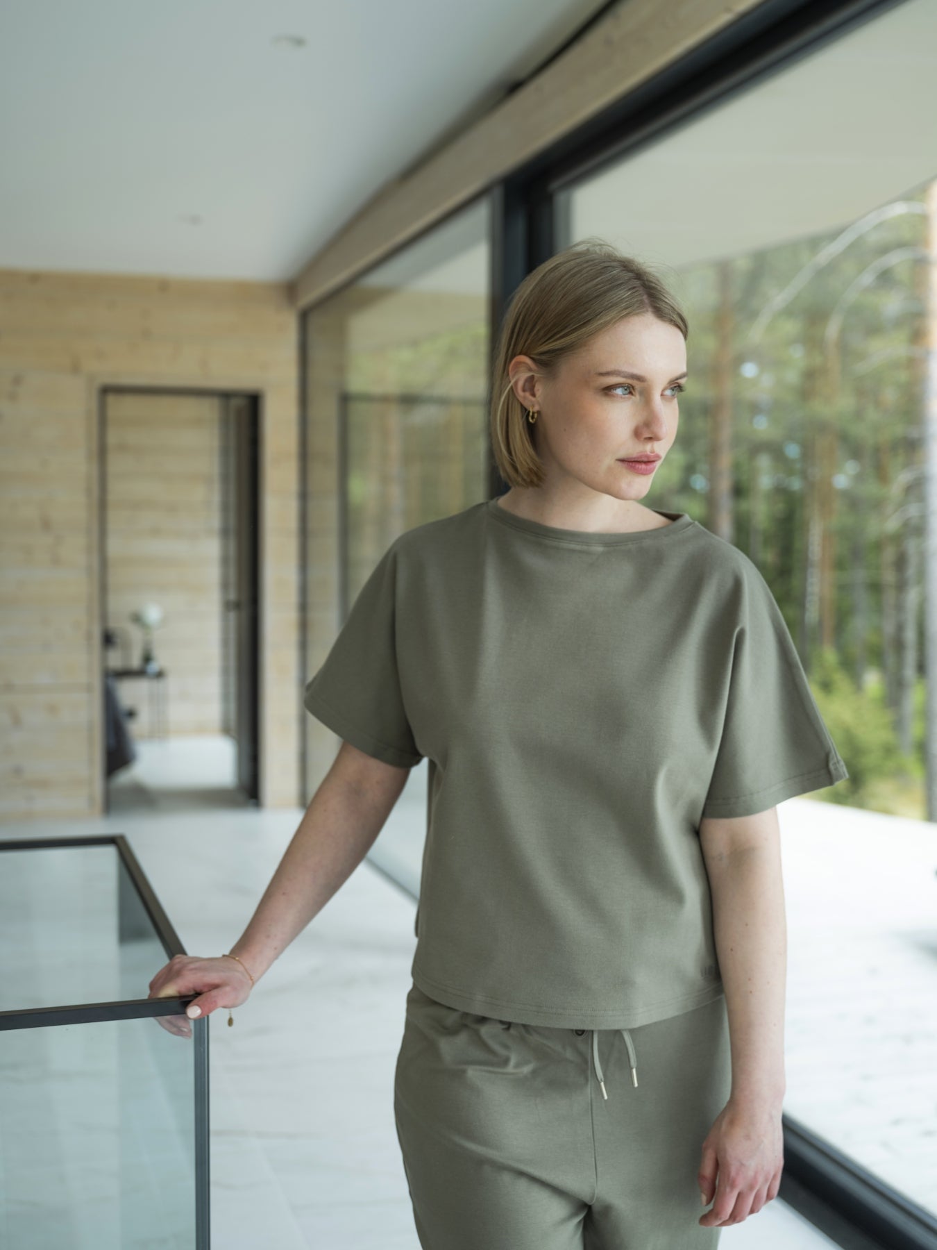 Lounge by Luin T-Shirt Misty Green
