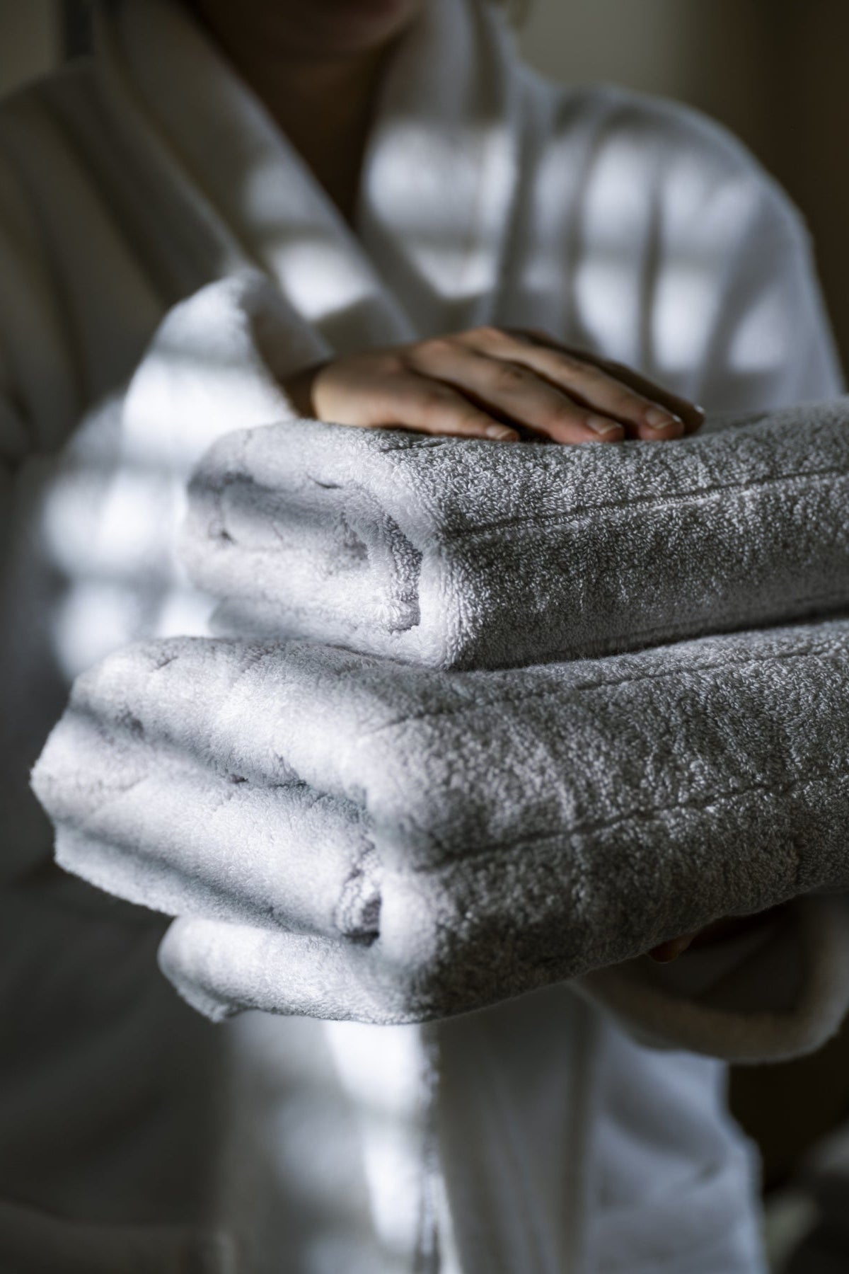 Nordic Heritage Hand Towel 50x70cm Ice Grey