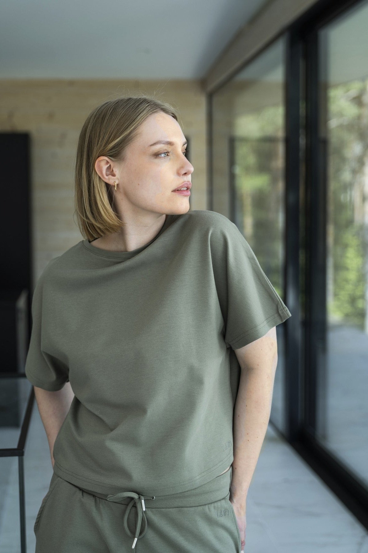 Lounge by Luin T-Shirt Misty Green