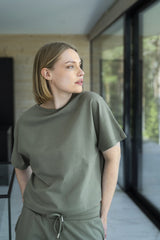 Lounge by Luin T-Shirt Misty Green