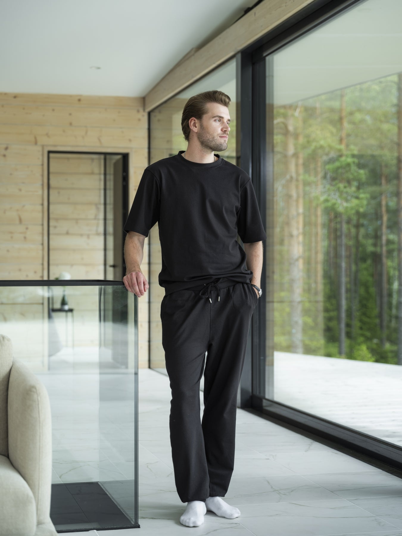 Lounge by Luin Casual Pants Black