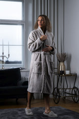 Bathrobe Unisex Sand