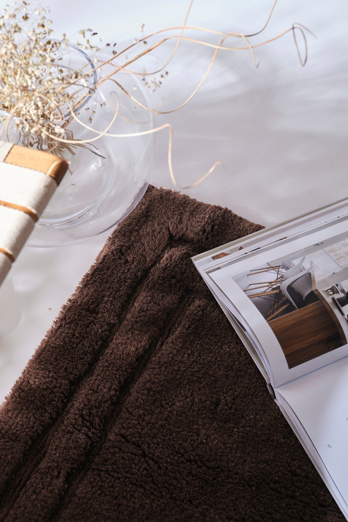 Bath Rug Harmony Cocoa Brown