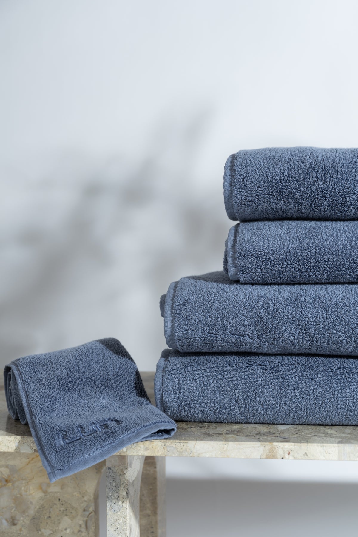 Facial Towel 30×50 cm Soft Blue