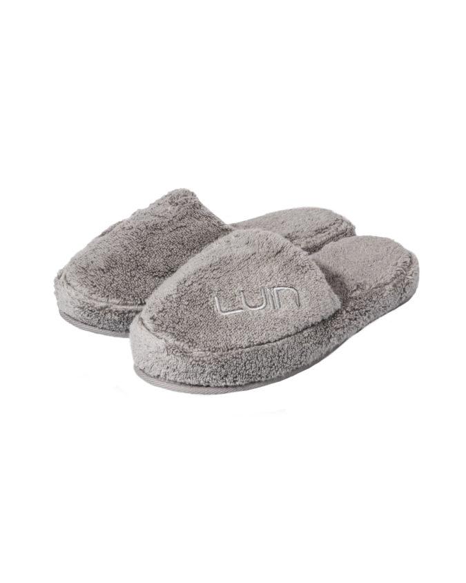 Luin Living Cosy Slippers Granite