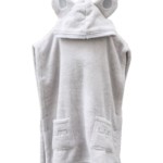 Poncho Towels for 1-10 years Pearl Grey - Image 3