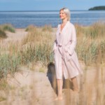 Bamboo Morning Gown, Dusty Rose - Image 3