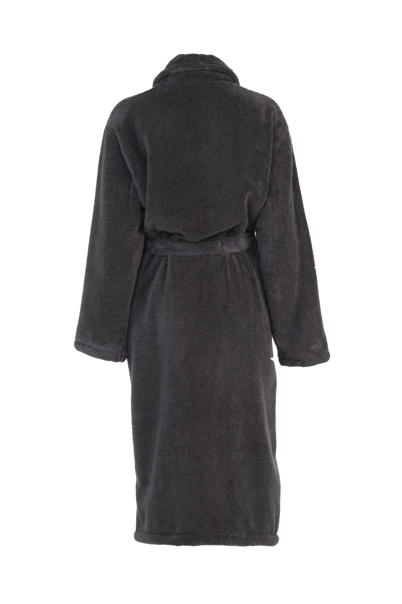 Bathrobe Unisex Black | Luin Living