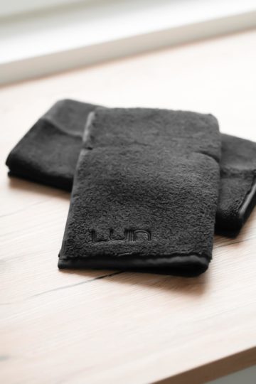 Facial Towel 30×50 cm Black
