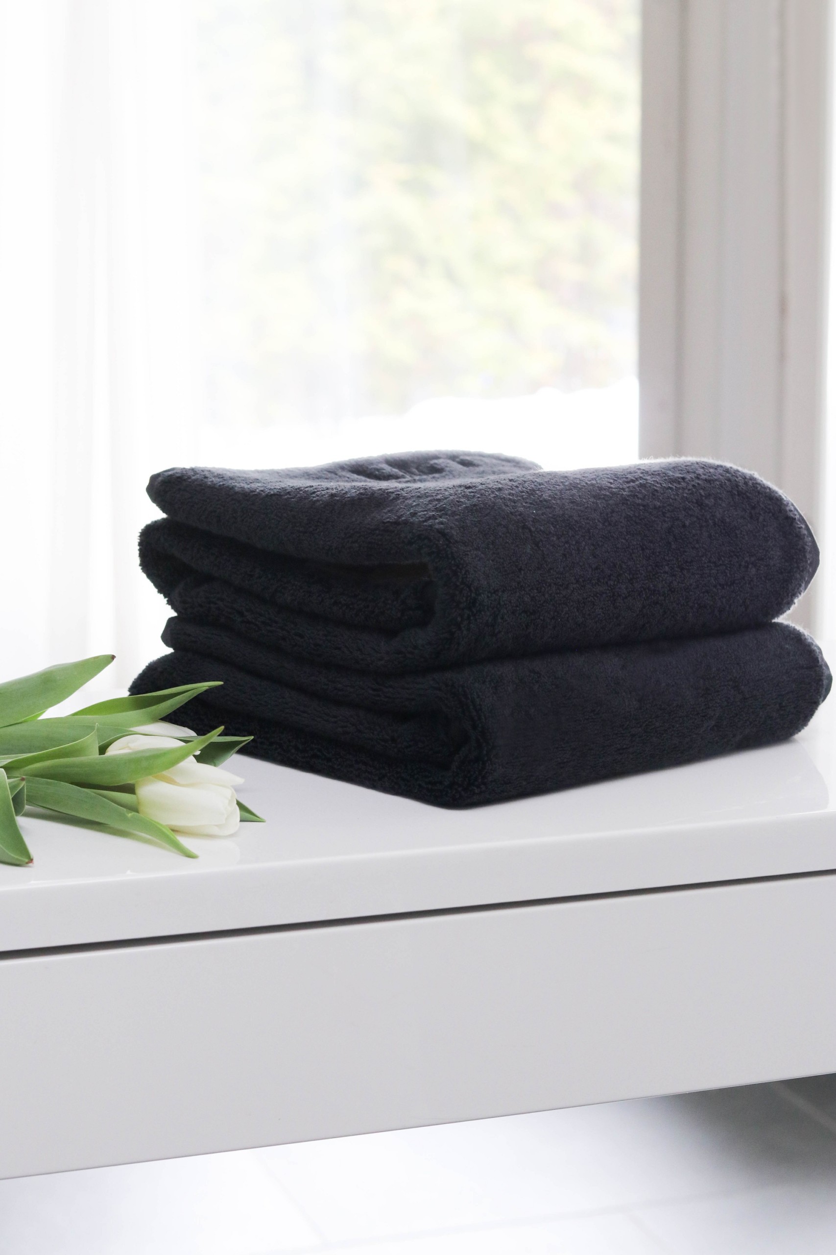 Hand Towel 50×80 cm Black