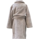 Kids Bathrobes for 3-12 years Sand - Image 5