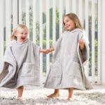 Poncho Towels for 1-10 years Pearl Grey - Image 5