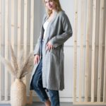 Bamboo Morning Gown, Granite - Image 4