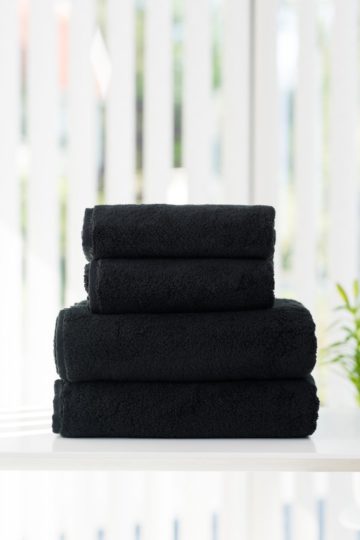 Bath Towel 70×140 cm Black