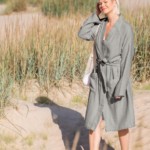 Bamboo Morning Gown, Granite - Image 2