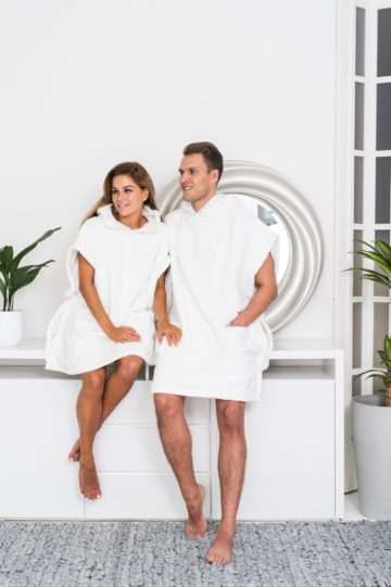 Unisex Poncho Towel Snow