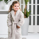 Kids Bathrobes for 3-12 years Sand