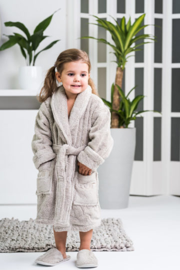 Kids Bathrobes for 3-12 years Sand