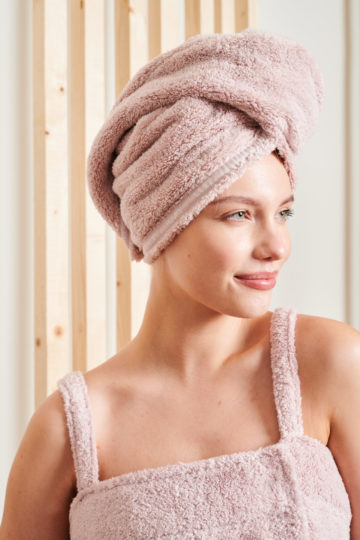 Hair Towel Dusty Rose