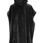 Unisex Ponchopyyhe Black - Image 3