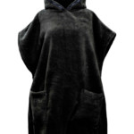 Unisex Ponchopyyhe Black - Image 2