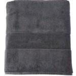 Organic Elegance Bath Sheet 100x150cm Coal - Image 3